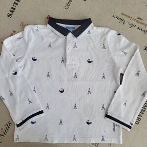 Jacadi long sleeve polo shirt